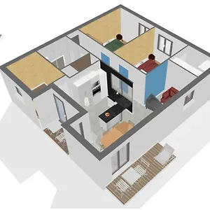 Homey Montaigne - New - A 1 Min à Pied Du D'annecy - 2 Balcons Privés - Avec 2 Chambres - Stationnement Gratuit Toute L'année Sauf En été - Juin à Août Appartement